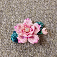Prosperity Bloom Woven Brooch
